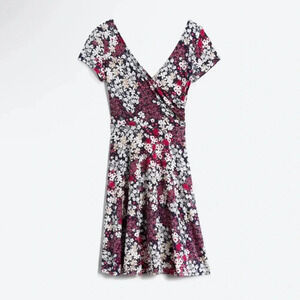 Kaileigh faux wrap floral dress